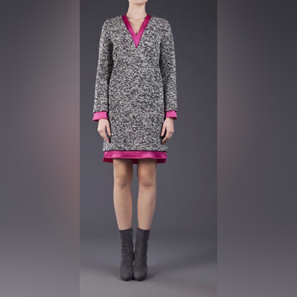 $1895 Balenciaga Virgin Wool Sweater Dress size 38